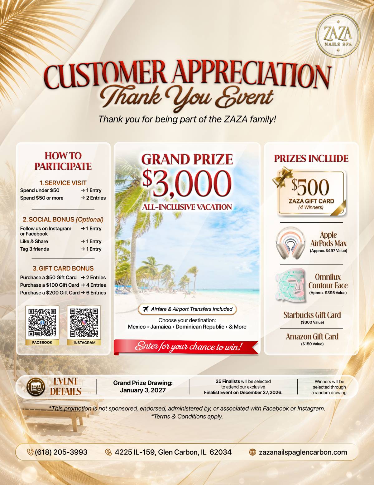 🌟 ZAZA NAILS SPA - Promotions 🌟
